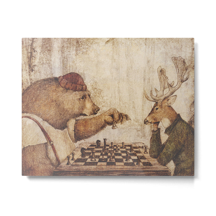 Wild Chess Metal Print Gallery Image 1