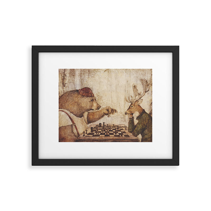 Wild Chess Framed Art Print Gallery Image 5