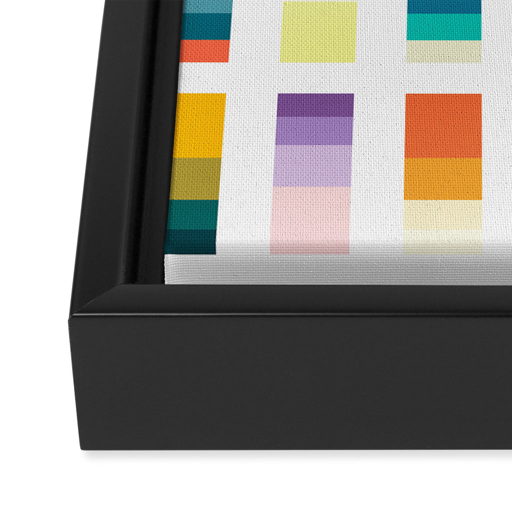 Color Trap No. 1 Framed Canvas Print Gallery Image 3