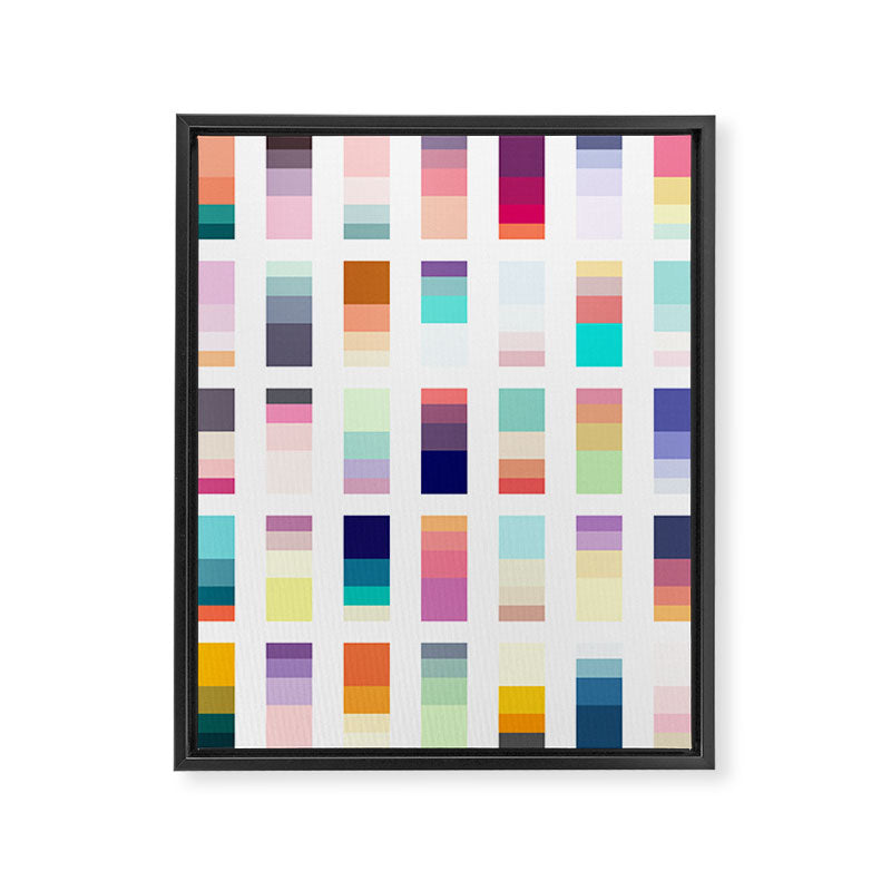 Color Trap No. 1 Framed Canvas Print Gallery Image 8