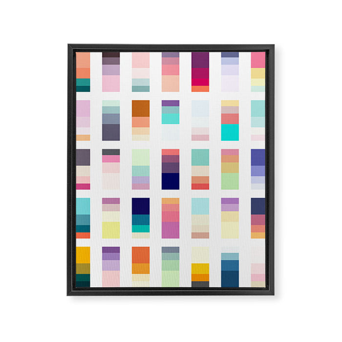 Color Trap No. 1 Framed Canvas Print Gallery Image 1