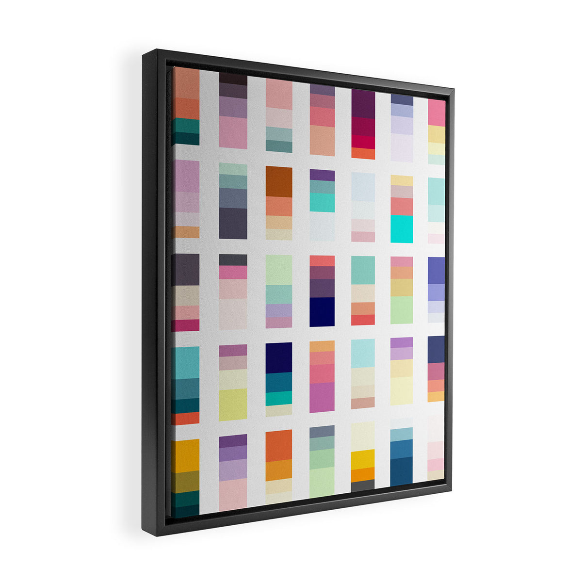 Color Trap No. 1 Framed Canvas Print Gallery Image 2