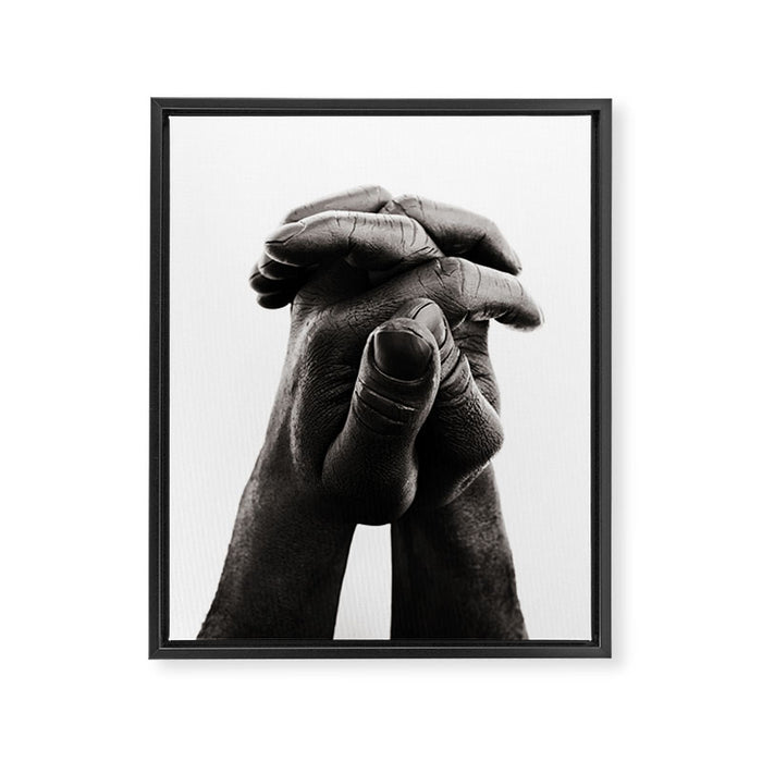 A Prayer Framed Canvas Print Gallery Image 1