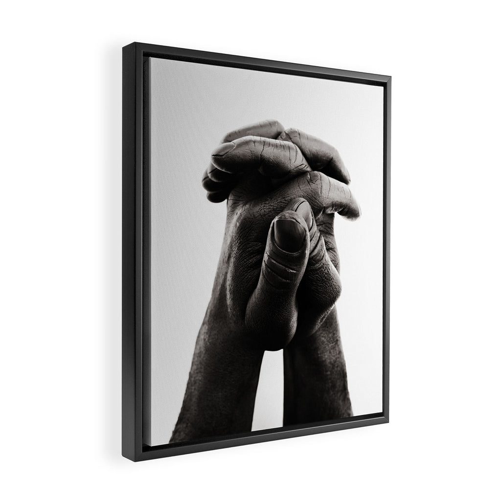 A Prayer Framed Canvas Print Gallery Image 2