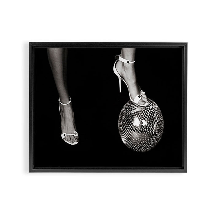 Disco Lies Framed Canvas Print Gallery Image 1