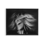 SelfPortrait BW Framed Canvas Print Gallery Image 6