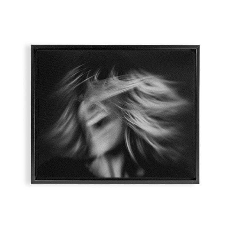 SelfPortrait BW Framed Canvas Print Gallery Image 6
