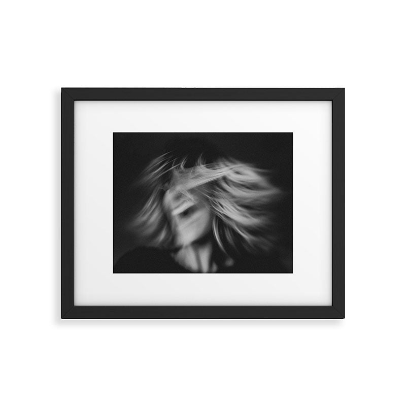 SelfPortrait BW Framed Art Print Gallery Image 4