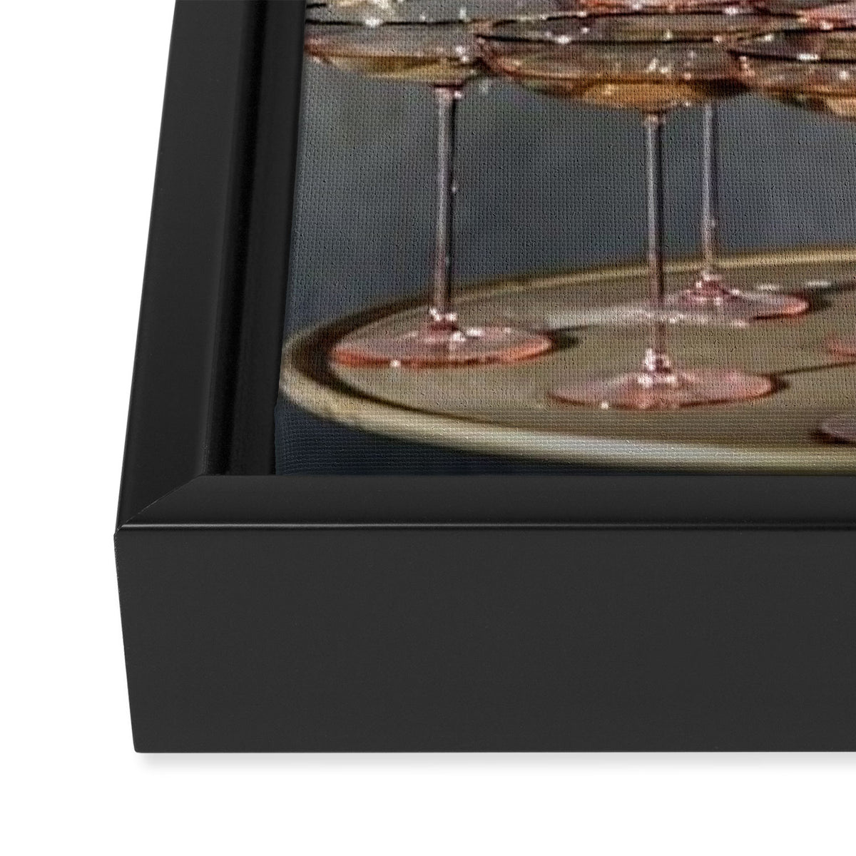 champagne supernova Framed Canvas Print Gallery Image 3