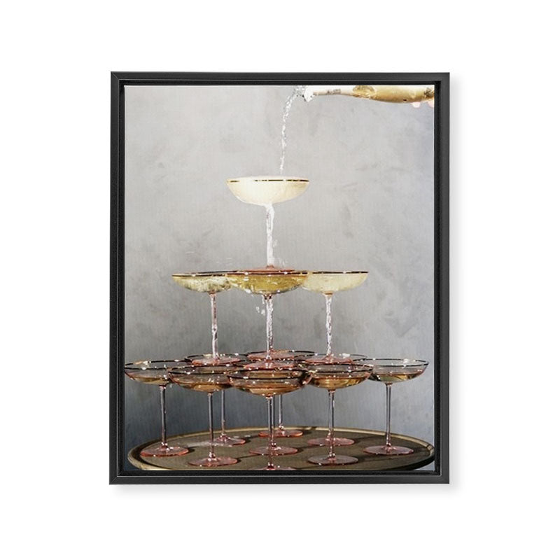 champagne supernova Framed Canvas Print Gallery Image 6