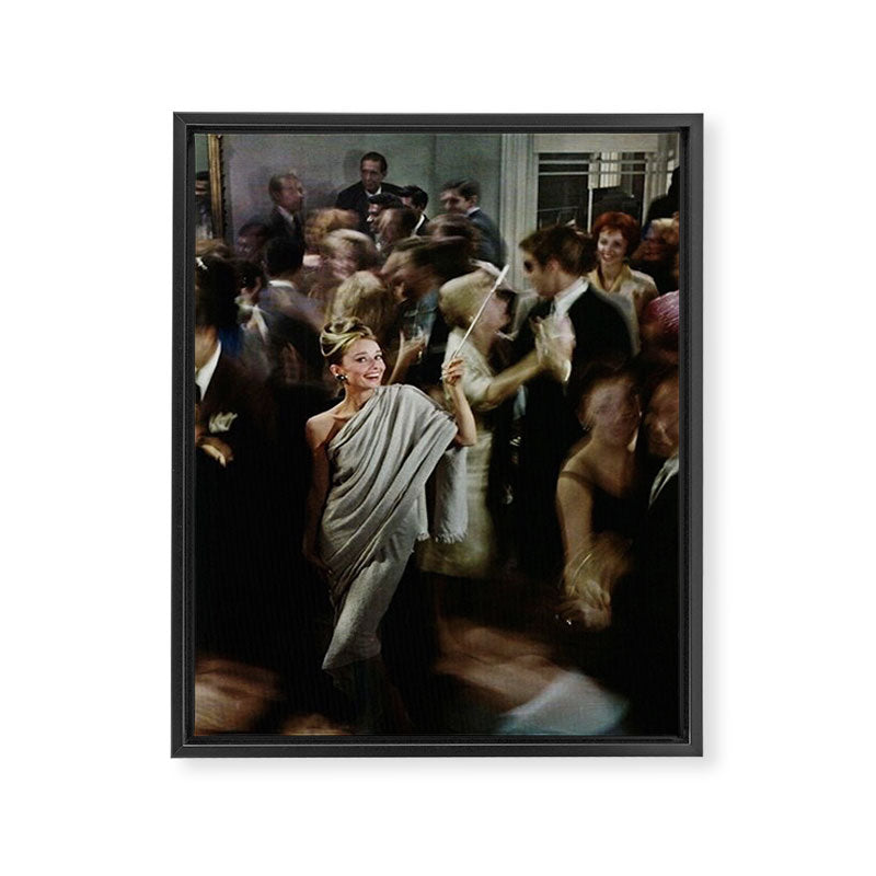 Holly Golightly Party Framed Canvas Print Gallery Image 6