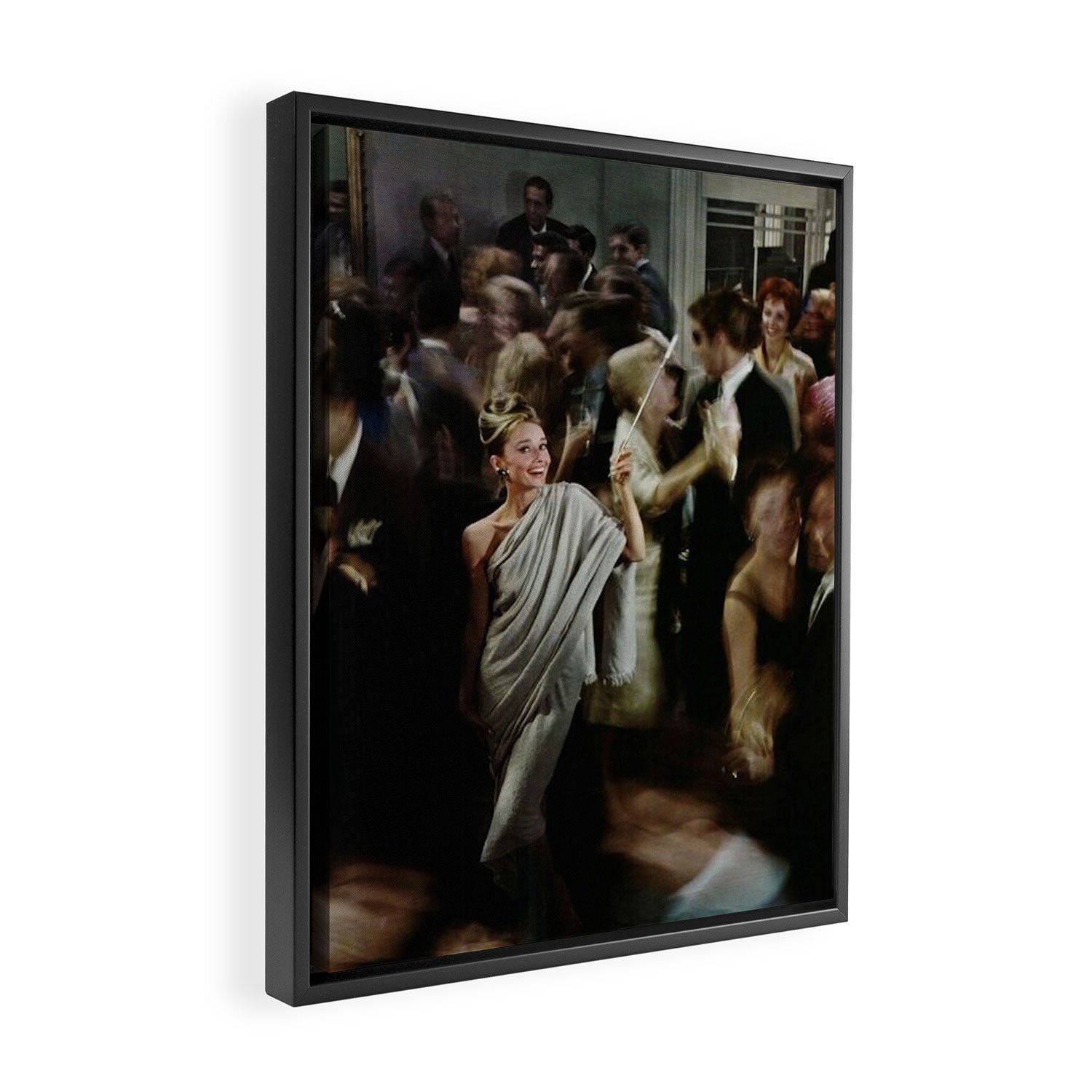 Holly Golightly Party Framed Canvas Print Gallery Image 2