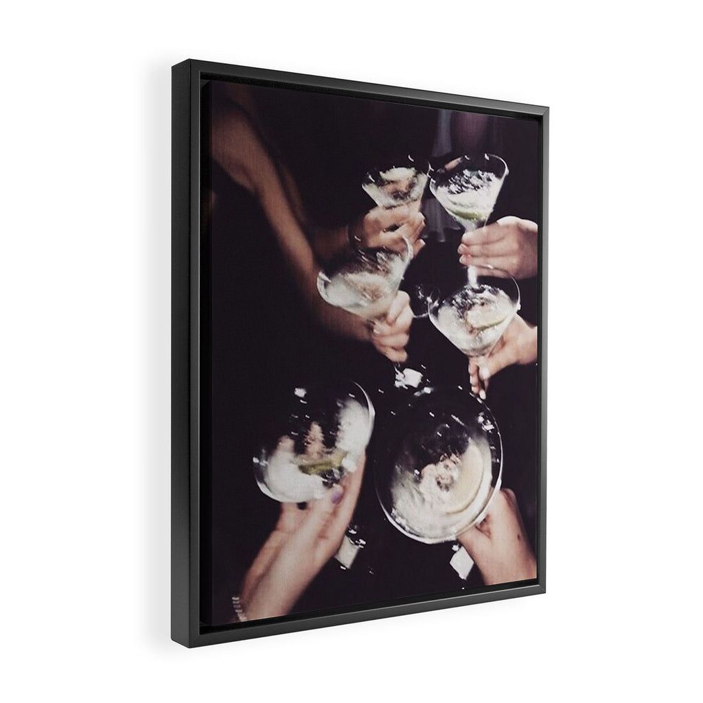 Shaken not Stirred Framed Canvas Print Gallery Image 2