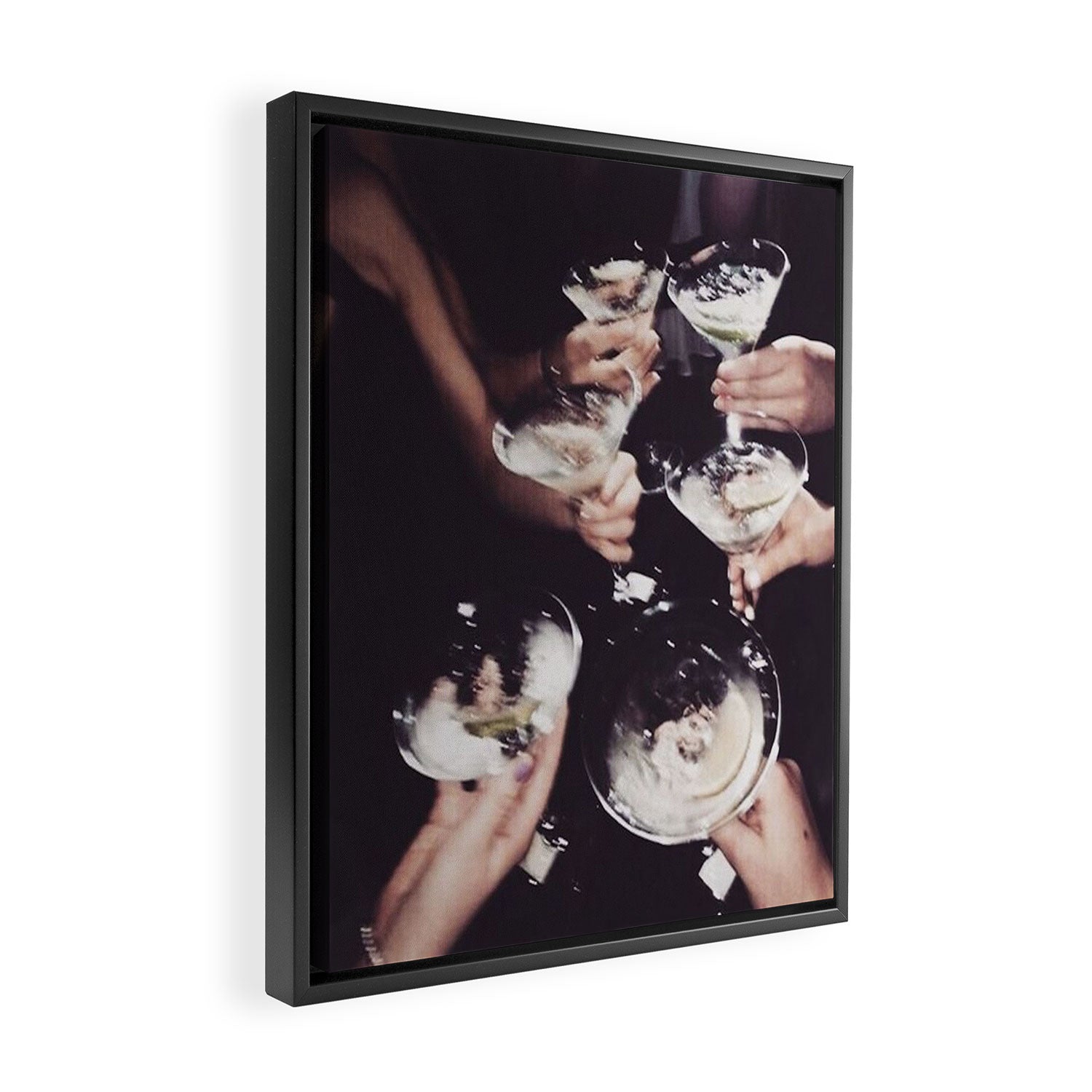 Shaken not Stirred Framed Canvas Print Gallery Image 2