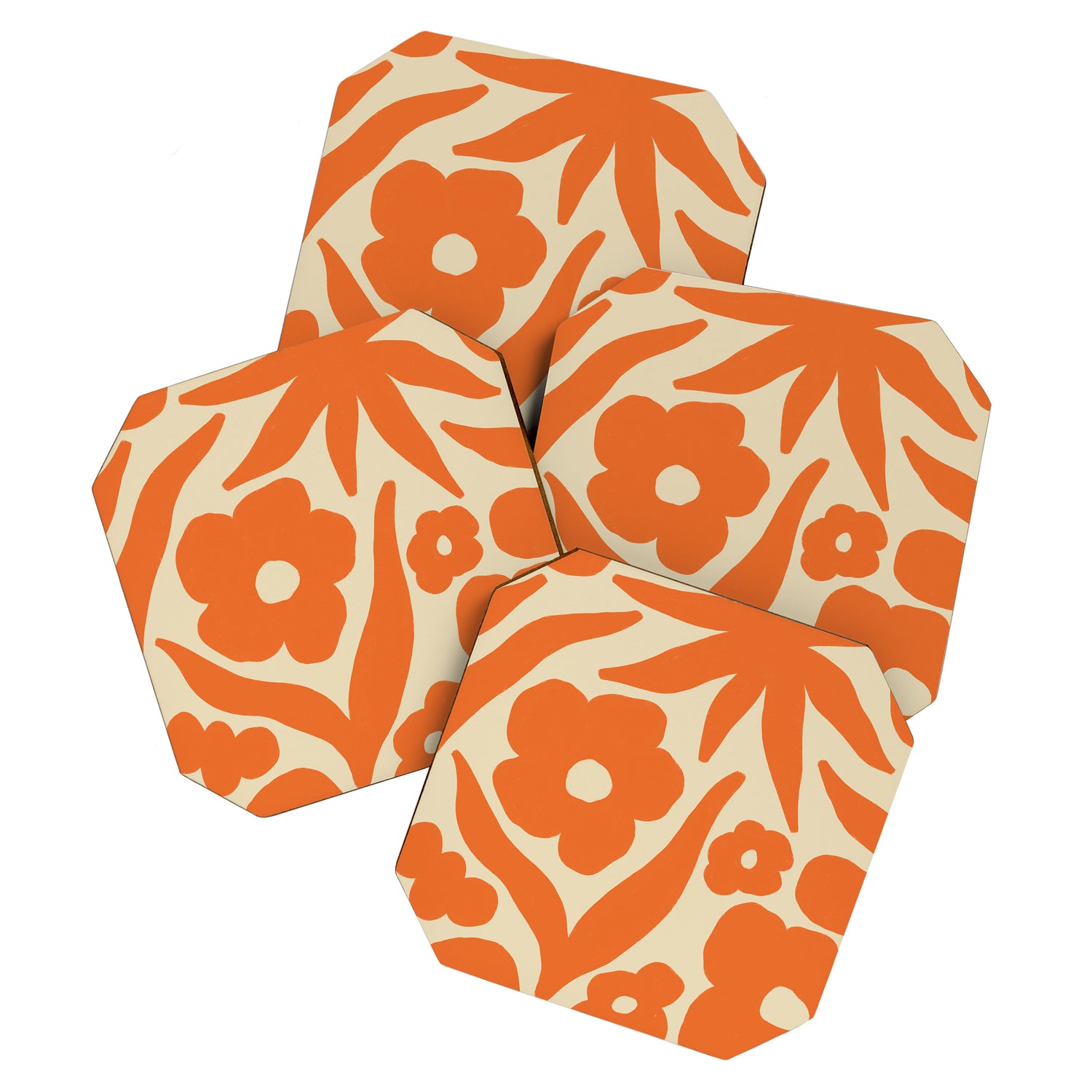 Floral eight Coaster Gallery Image 1