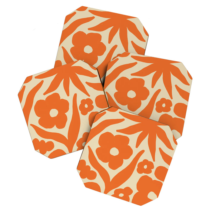 Floral eight Coaster Gallery Image 1