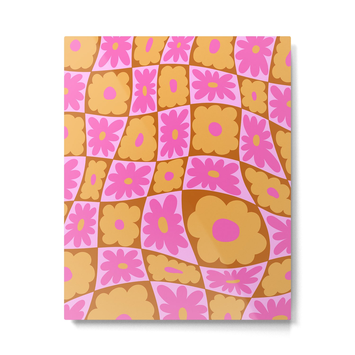 Floral nine Metal Print Gallery Image 4