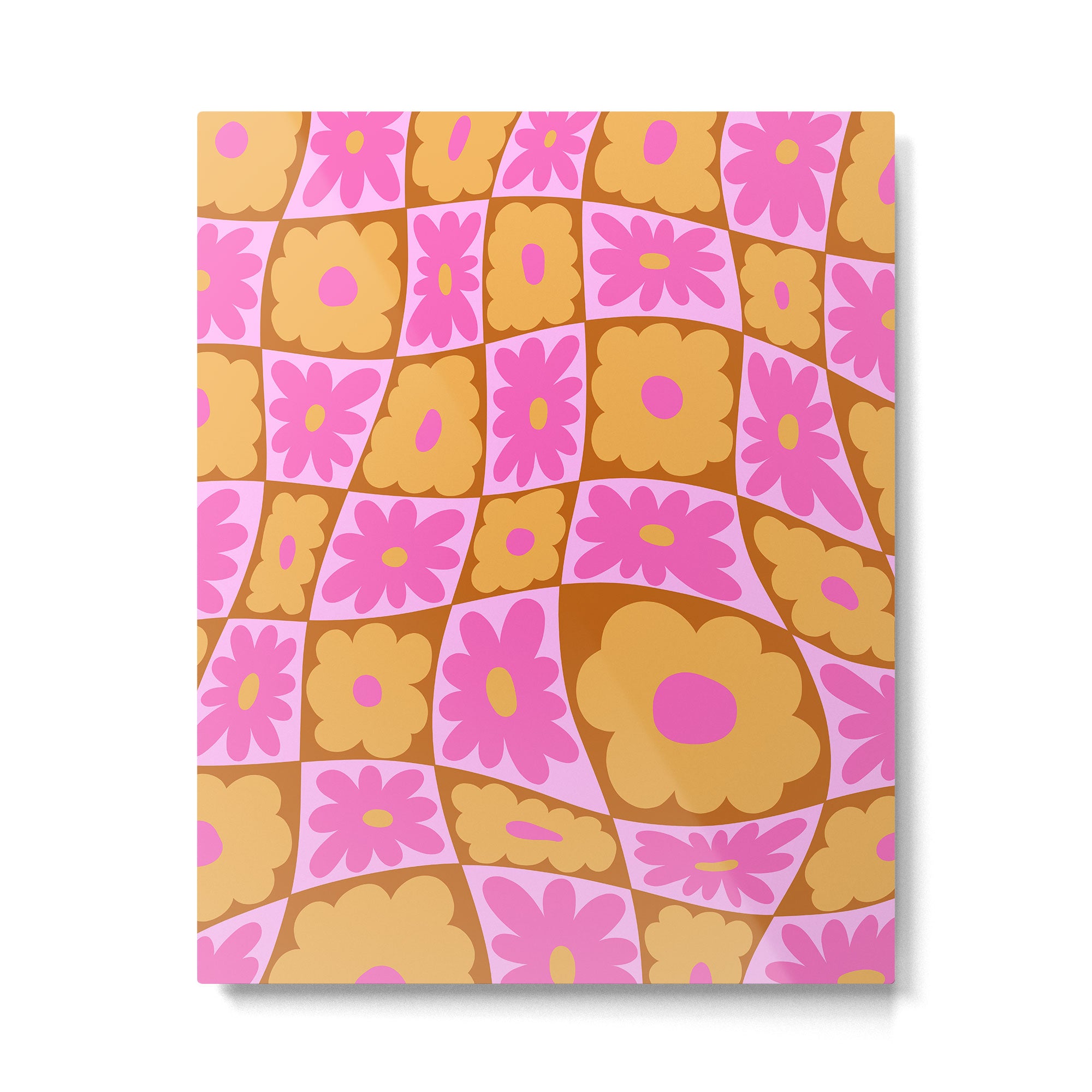 Floral nine Metal Print Gallery Image 4