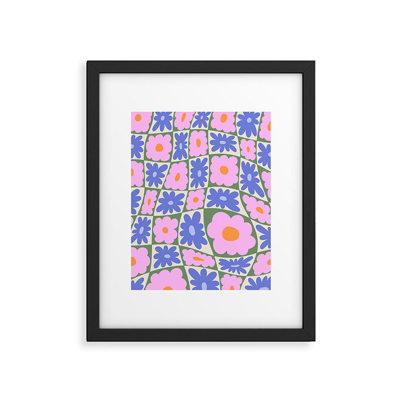 Floral seven Framed Art Print Gallery Image 5