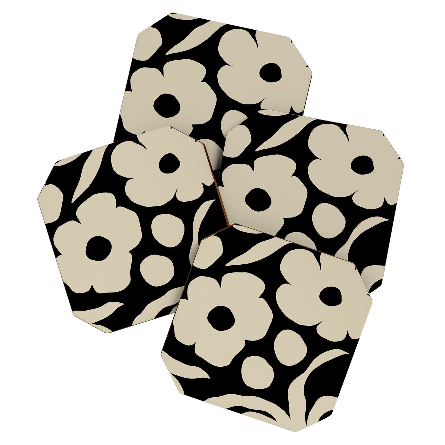 Floral six Coaster Gallery Image 1
