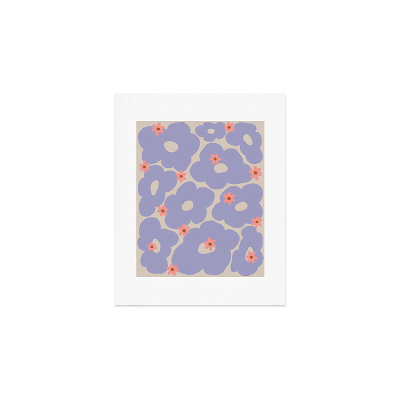 Floral ten Art Print