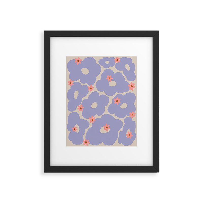 Floral ten Framed Art Print Gallery Image 5
