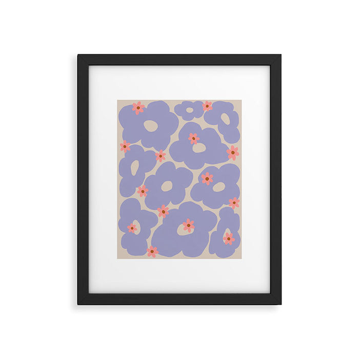 Floral ten Framed Art Print Gallery Image 1