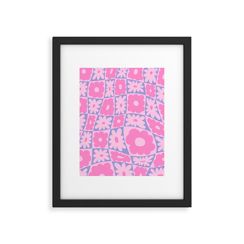 Floral twelve Framed Art Print Gallery Image 5