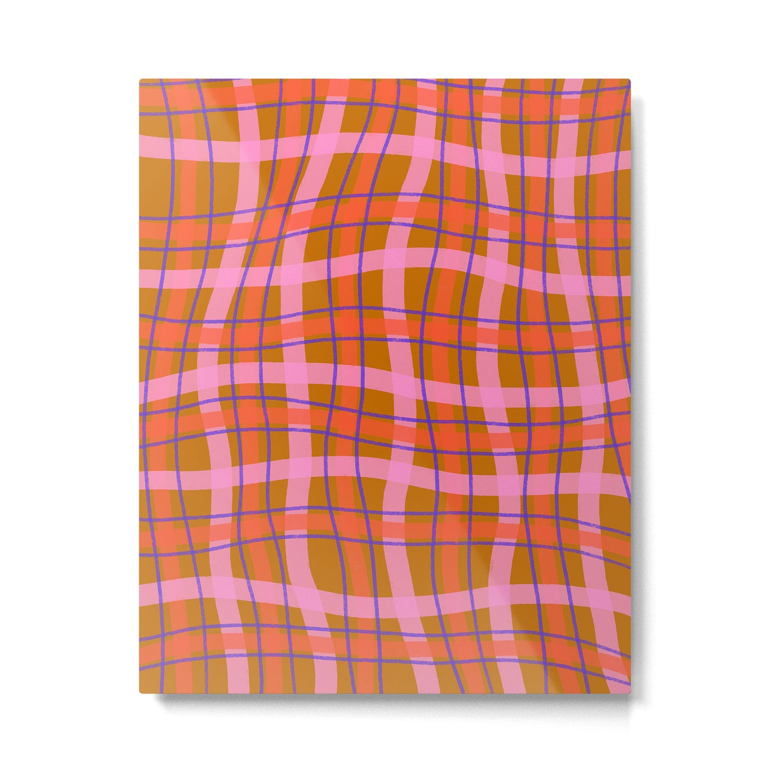 Plaid two Metal Print Gallery Image 4