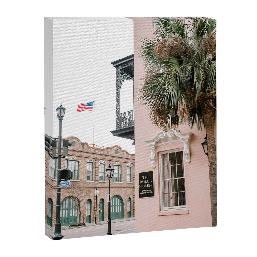 Charleston Pink Canvas Print Gallery Image 6