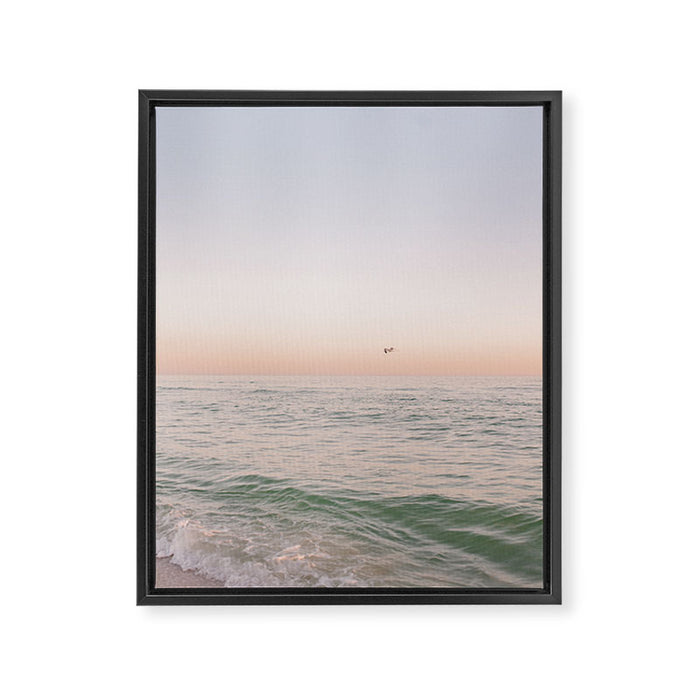 Sunset , Destin Beach Florida  Framed Canvas Print Gallery Image 1
