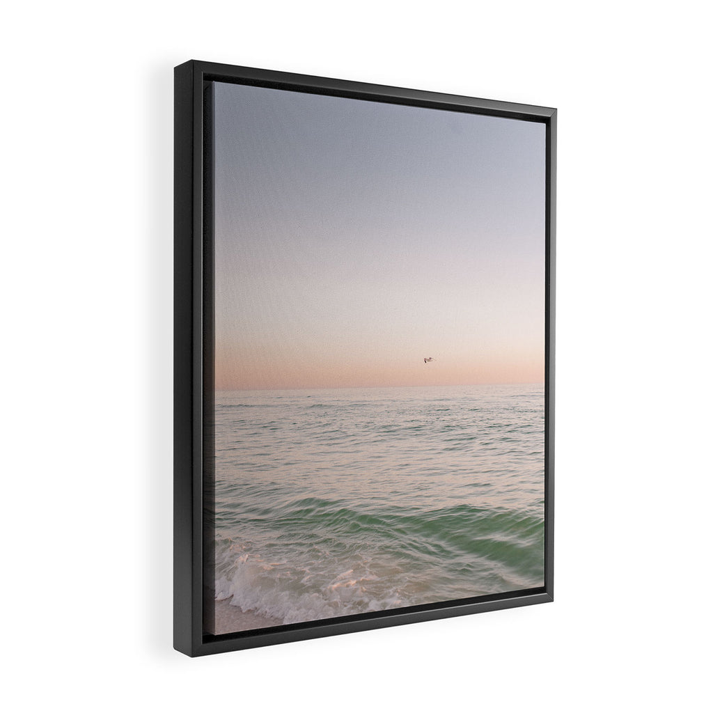 Sunset , Destin Beach Florida  Framed Canvas Print Gallery Image 2