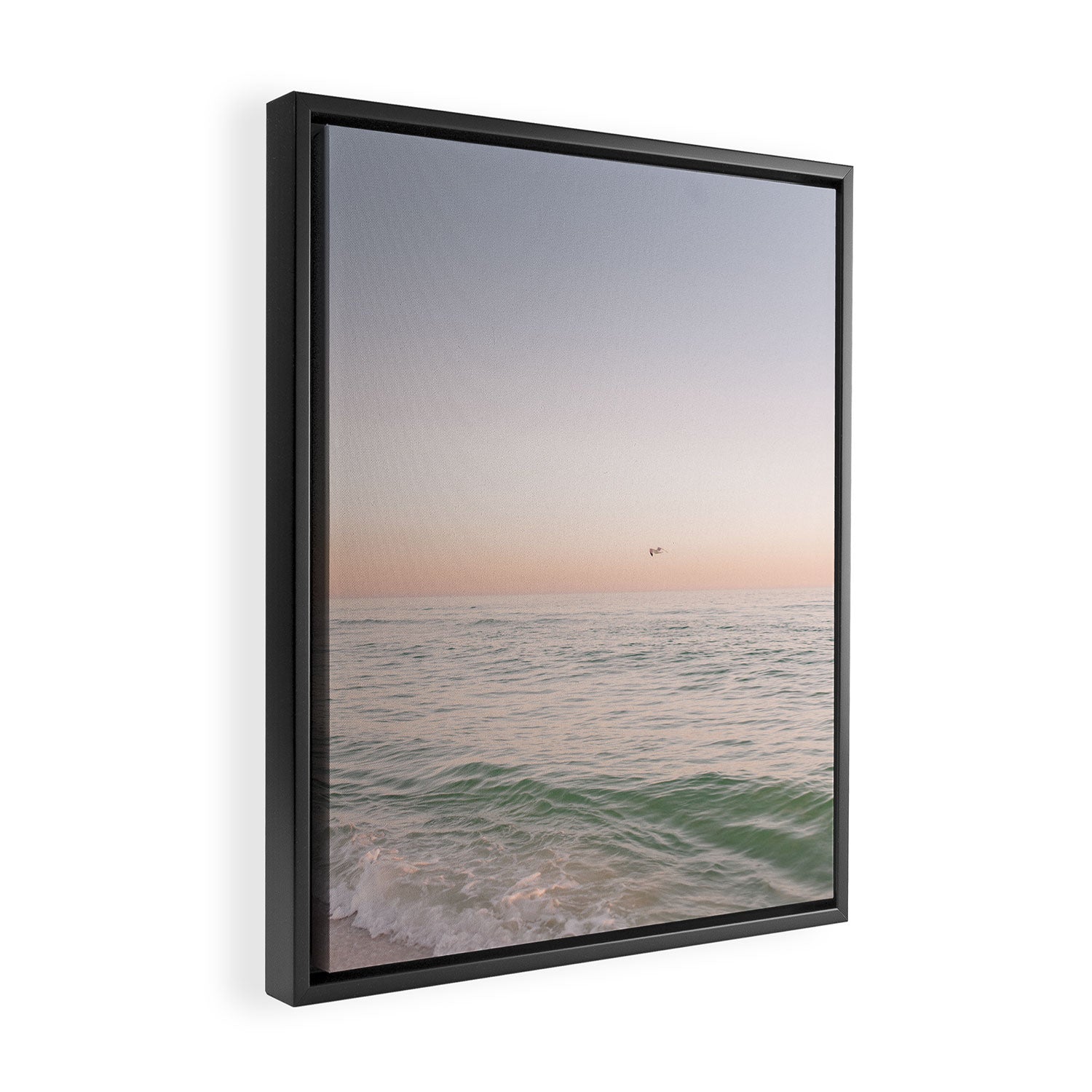 Sunset , Destin Beach Florida  Framed Canvas Print Gallery Image 2