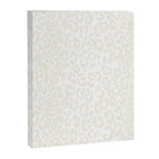 Antique White Leopard Print on White Canvas Print Gallery Image 8