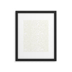 Antique White Leopard Print on White Framed Art Print Gallery Image 6