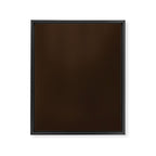 Minimal Monochrome Coal Dark Brown Framed Canvas Print Gallery Image 8