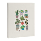 Art print of love for plants on a Ivory background Canvas Print Gallery Image 8