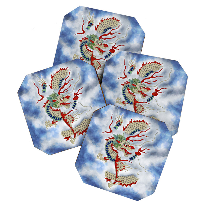 Dragon in the Cloud : Minhwa-Korean traditional/folk art Coaster Gallery Image 1