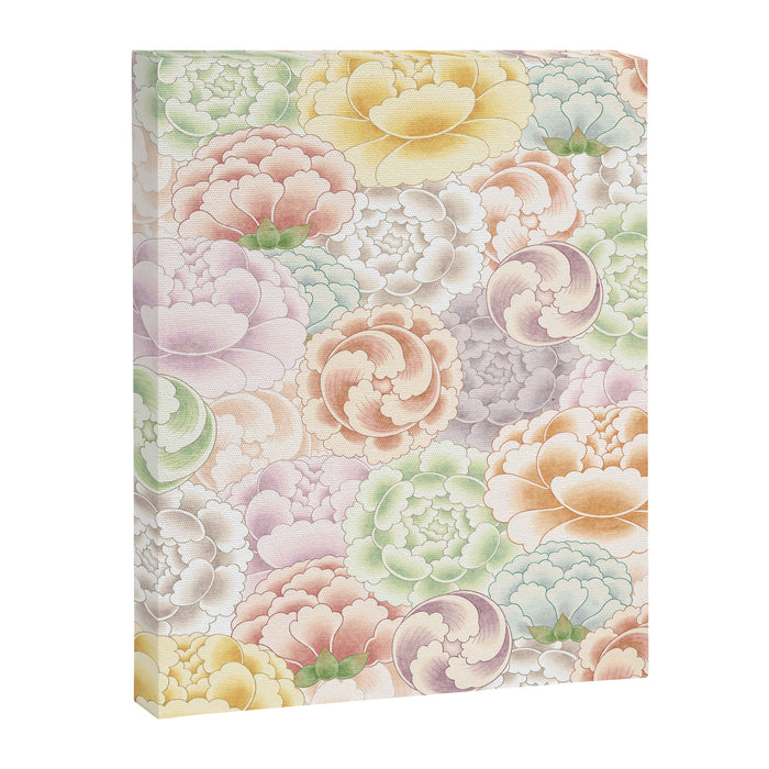Field of peony flowers Canvas Print Gallery Image 1