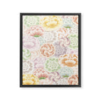 Field of peony flowers Framed Canvas Print Gallery Image 8