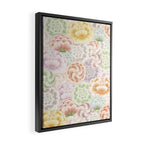 Field of peony flowers Framed Canvas Print Gallery Image 2