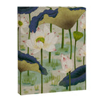Lotus flowers B - Minhwa-Korean traditional/folk art Canvas Print Gallery Image 3