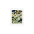 Lotus flowers B - Minhwa-Korean traditional/folk art Art Print Gallery Image 1