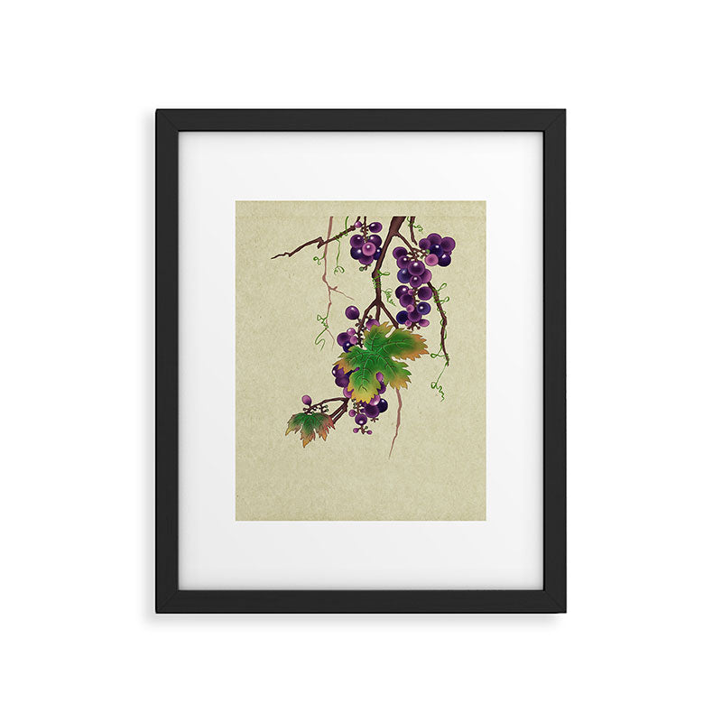 Minhwa : Grapevine Type (Korean traditional/folk art) Framed Art Print Gallery Image 6