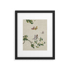 Pear flowers and butterflies type A - Minhwa : Koreafolkpainting Framed Art Print Gallery Image 6