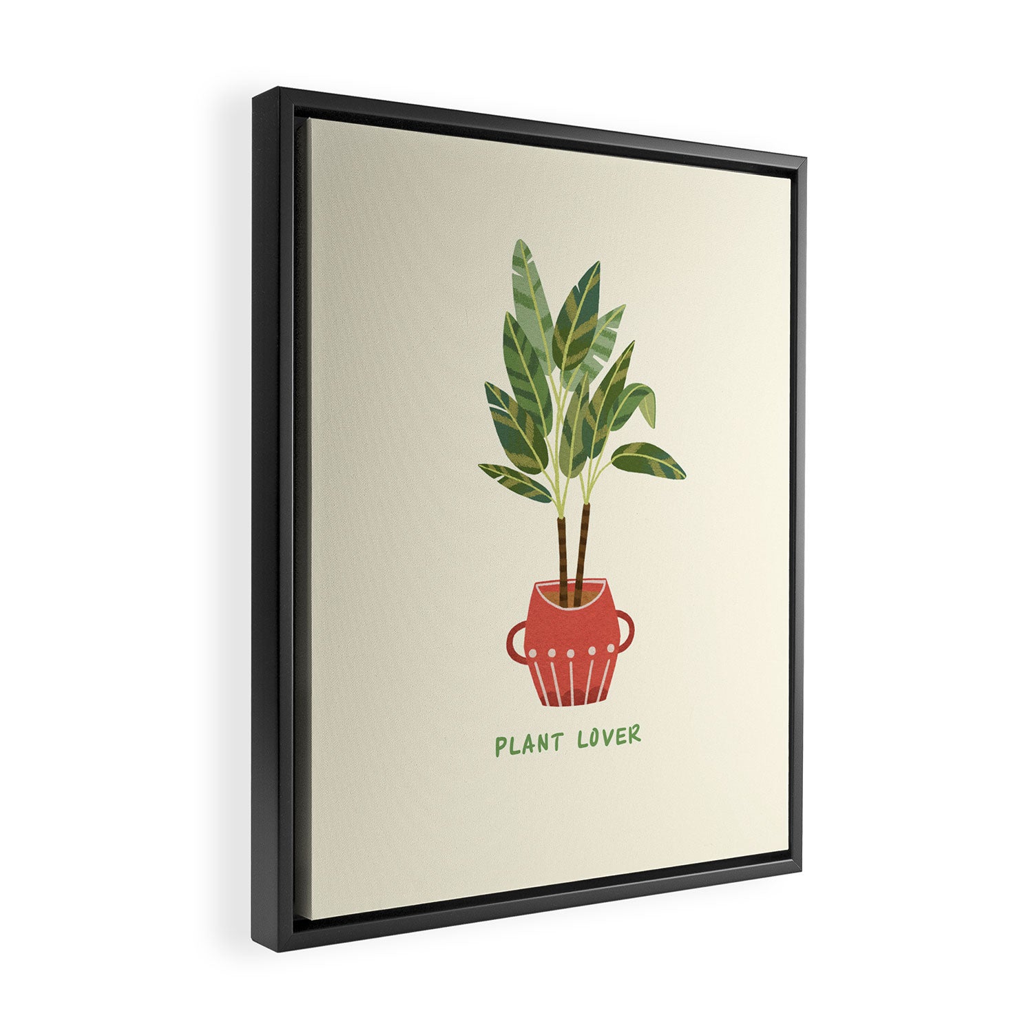  plant lover T1 Framed Canvas Print Gallery Image 2