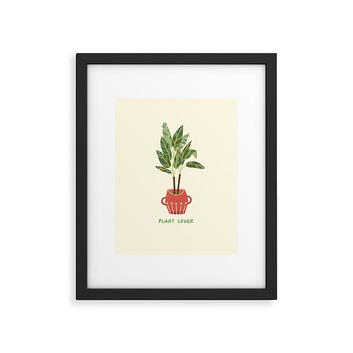  plant lover T1 Framed Art Print Gallery Image 1