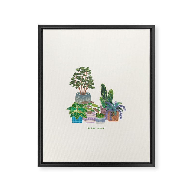 plant lover T2 Framed Canvas Print Gallery Image 8
