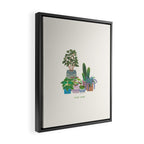 plant lover T2 Framed Canvas Print Gallery Image 2