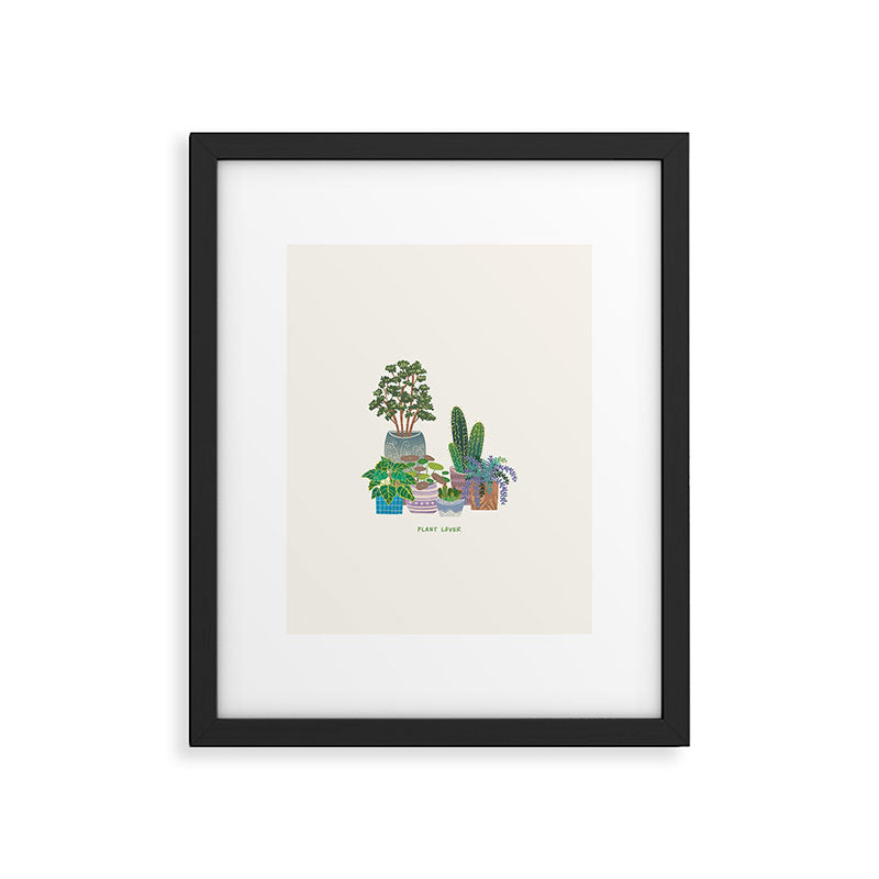 plant lover T2 Framed Art Print Gallery Image 6